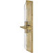 Astoria 2 Light 5.25 inch Heritage Brass Vanity Light Wall Light