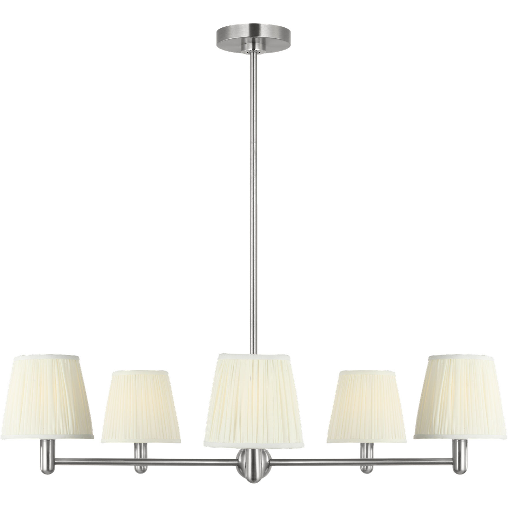 Vilera LED 33.25 inch Brushed Nickel Chandelier Ceiling Light