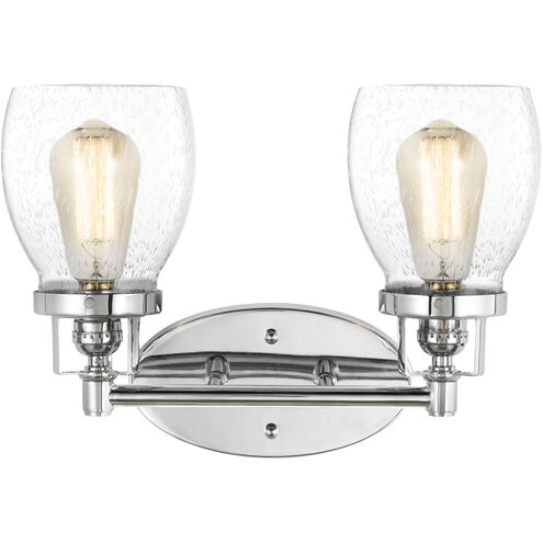 Belton 2 Light 15 inch Chrome Bath Vanity Wall Sconce Wall Light