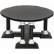 Desoto 66 X 38 inch Hand Rubbed Black and Solid White Coffee Table