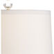 Wildwood 29 inch 100.00 watt Black/Gray/White Decal/Clear Table Lamp Portable Light
