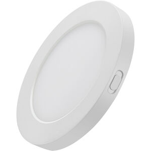 Dehavilland LED Matte White with Non-Magnetic Ring Flush Mount Ceiling Light
