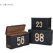 Tin 30 X 12.5 inch Black Boxes