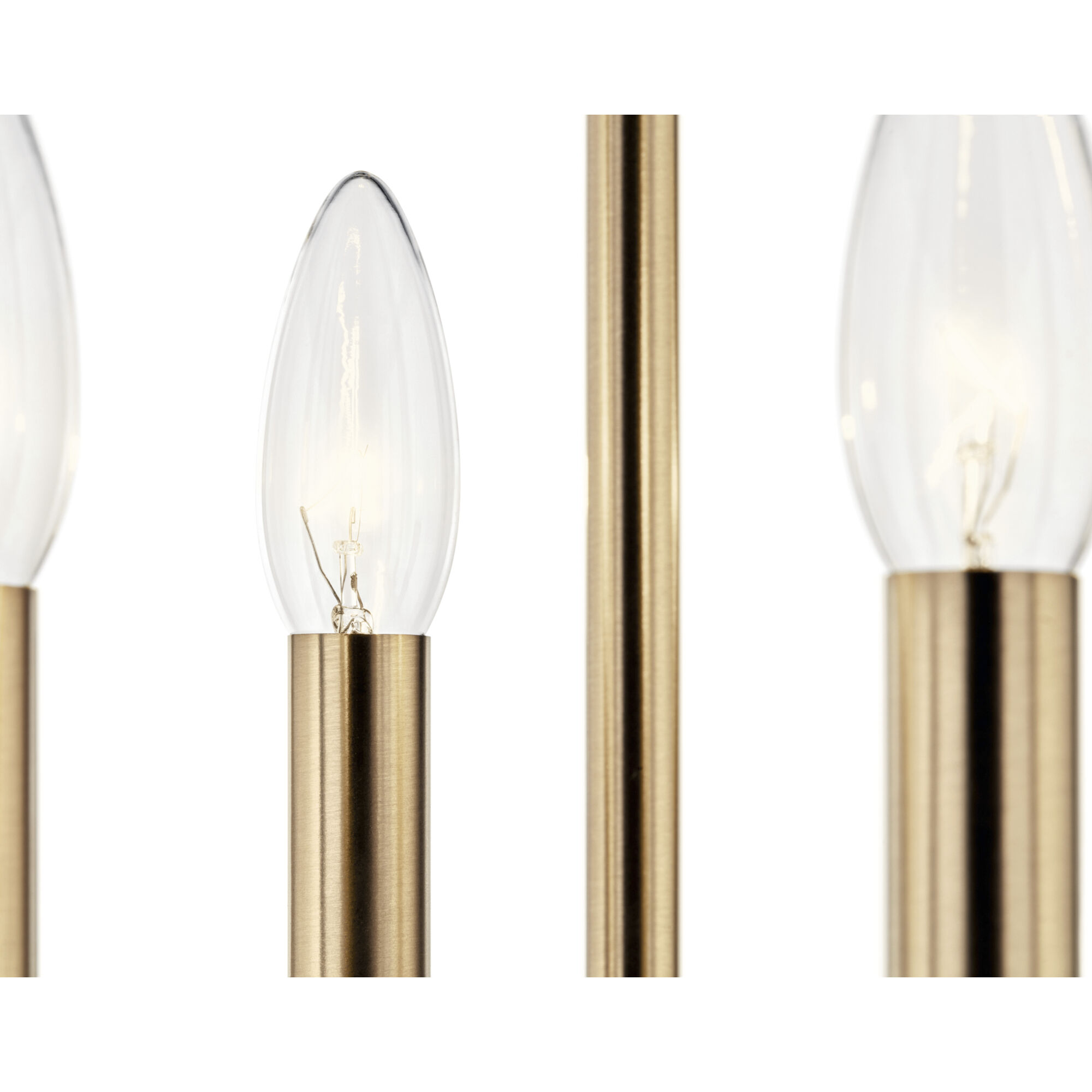 Delvin 4 Light 16 inch Champagne Bronze with White Foyer Pendant Ceiling Light