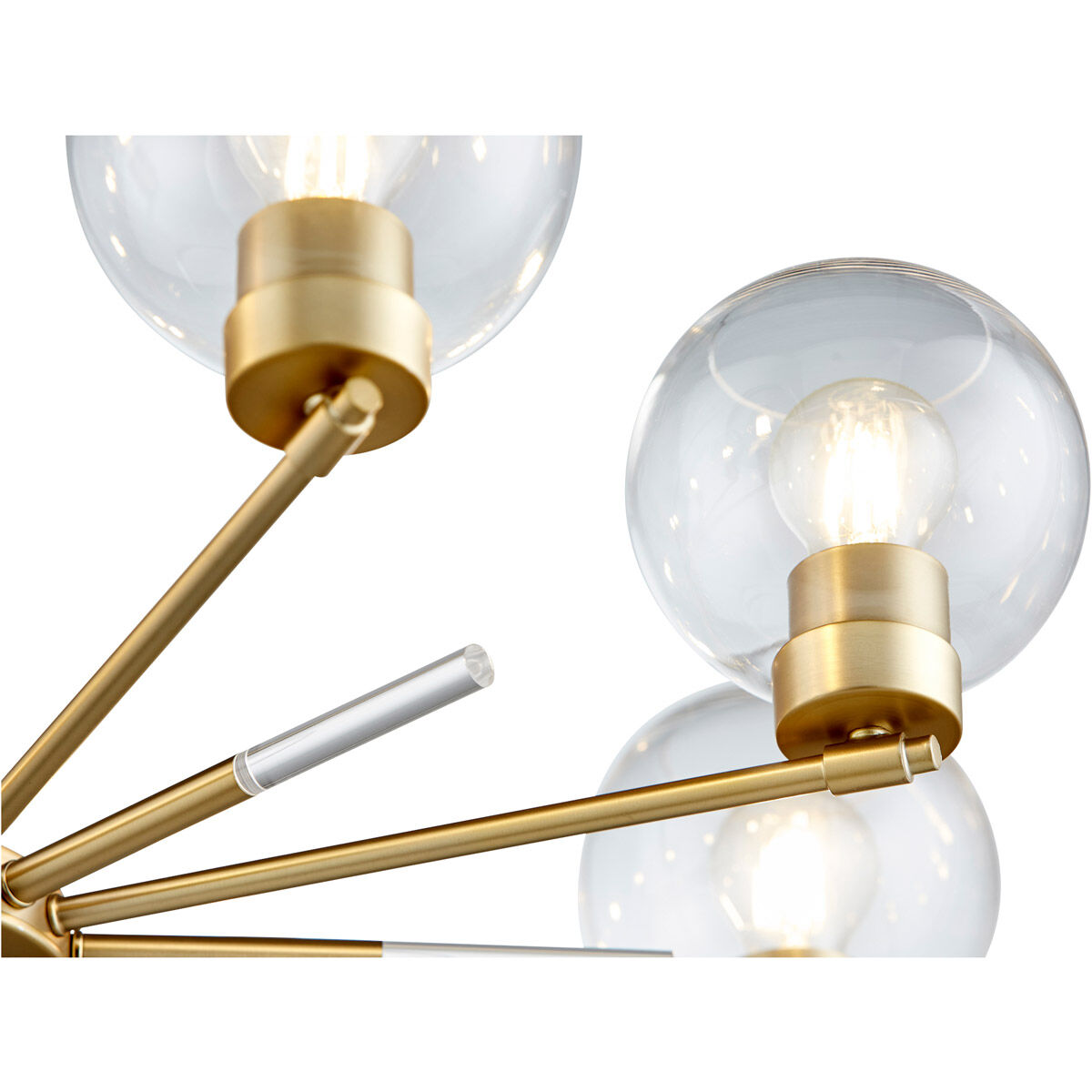 Volan 8 Light 32.25 inch Aged Brass Chandelier Ceiling Light