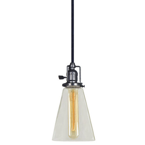 Union Square 1 Light 5 inch Gun Metal Pendant Ceiling Light