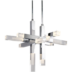 Martelo LED 30 inch Chrome Pendant Ceiling Light