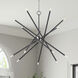 Soho 14 Light 40 inch Scandinavian Gray with Brushed Nickel Accents Foyer Chandelier Ceiling Light