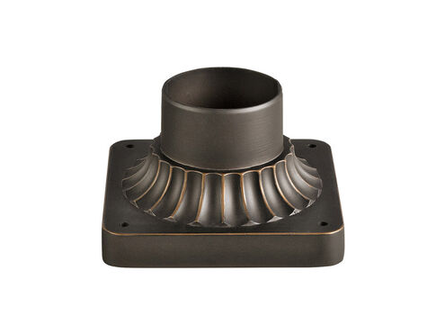 Accessory 4 inch Rubbed Bronze Pedestal Mount