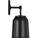 Richard June Liora 1 Light 11.13 inch Textured Black Outdoor Wall Light in Standard
