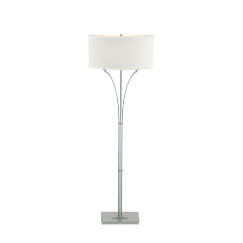 Formae 58.1 inch 100 watt Vintage Platinum Floor Lamp Portable Light in Natural Anna