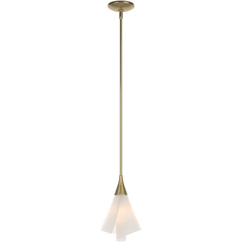 Mobius 1 Light 8 inch Modern Brass Mini Pendant Ceiling Light