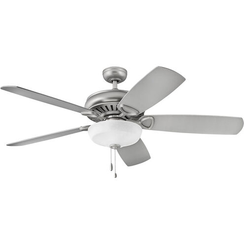 Gladiator Illuminated 60 inch Satin Steel with Driftwood/Silver Blades Ceiling Fan