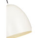 Z-Studio 3 Light 19 inch Satin White Pendant Ceiling Light in Matte White