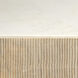 Argan 20 X 17 inch Natural Wood & White Marble Table, Hexagon