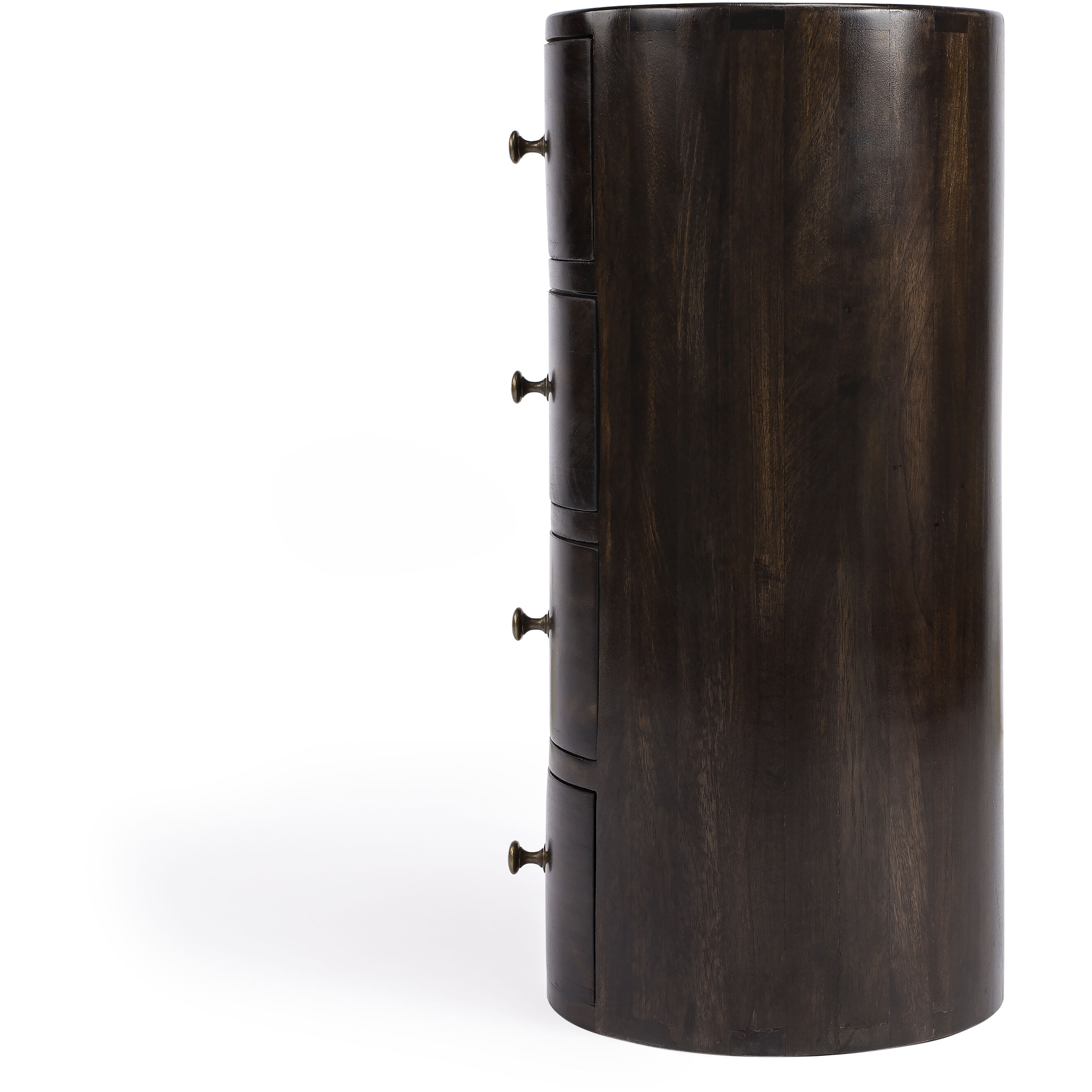 Liam Dark Brown Wood End or Side Table