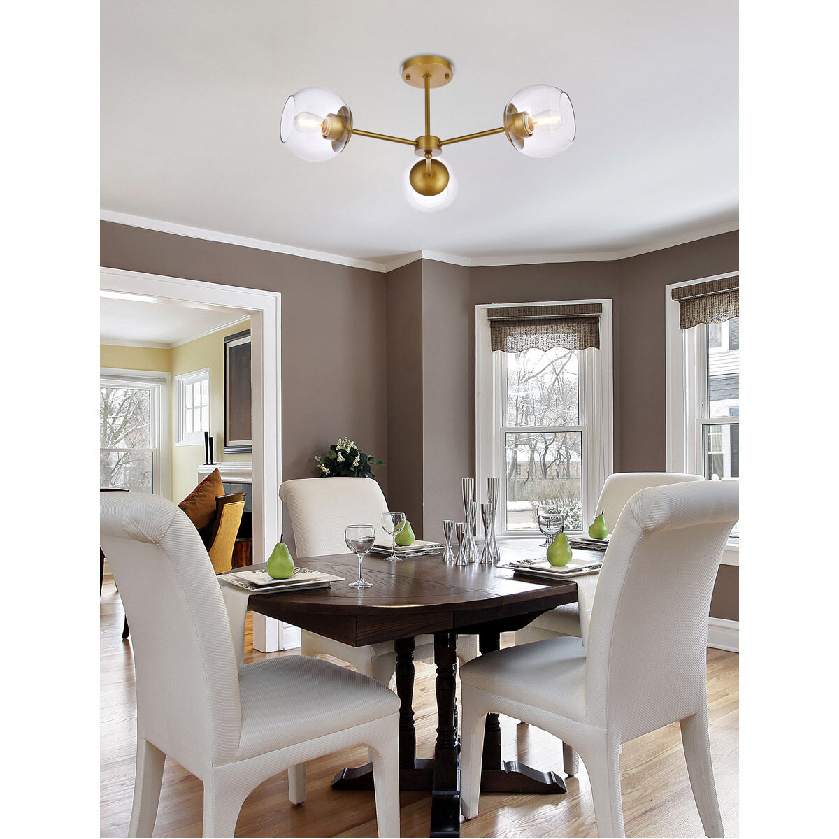 Brass flush mount hot sale