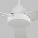 Jovie 58 58 inch Matte White Indoor/Outdoor Ceiling Fan