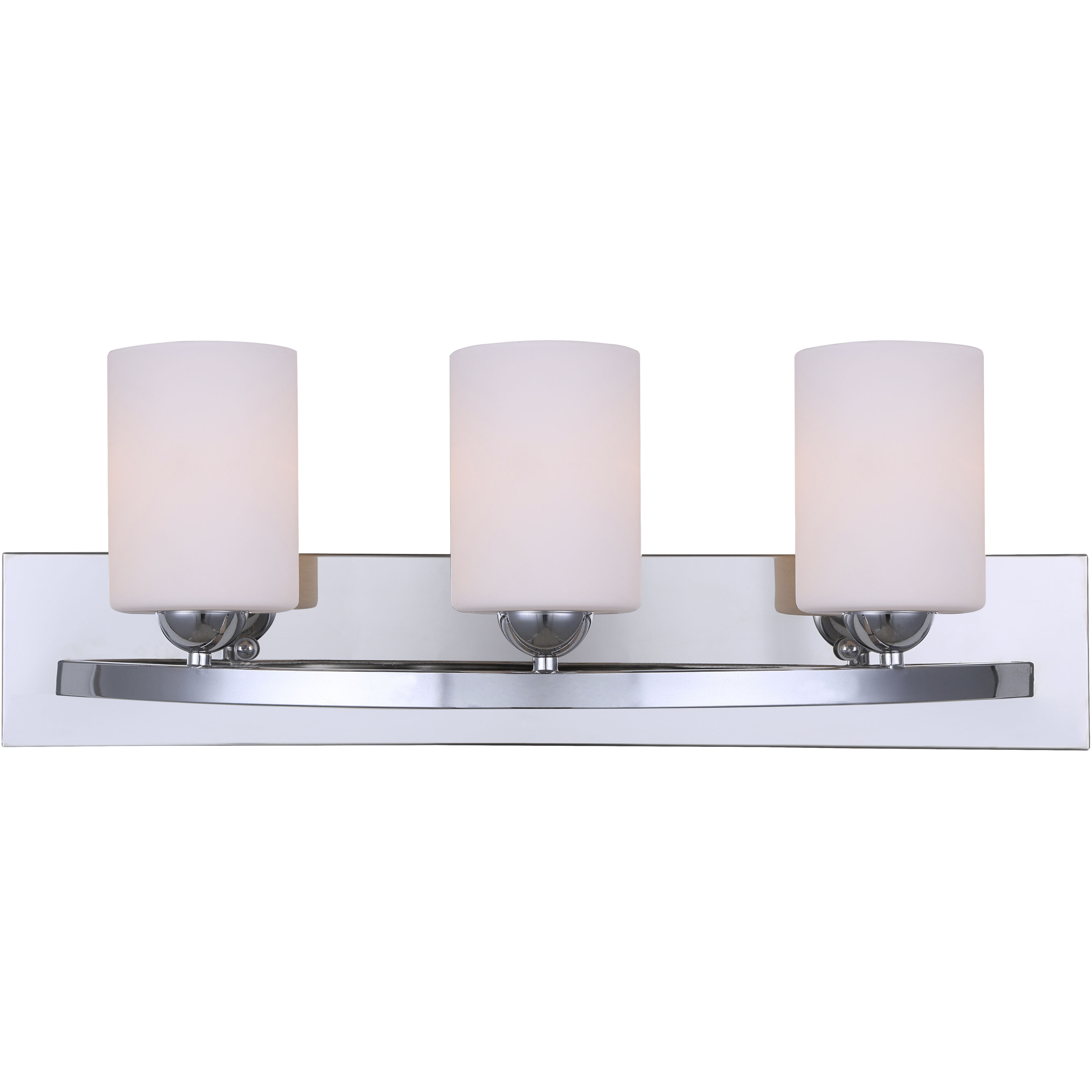 Madison 3 Light 24 inch Chrome Vanity Light Wall Light