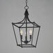 Clifton 3 Light 11.5 inch Black Single Pendant Ceiling Light