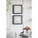 Anita Ivory and Indigo Wall Décor, Set of 2