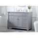 Wesley 48 X 21.5 X 35 inch Grey Vanity Sink Set in Gray