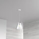 Polly 1 Light 12.75 inch Polished Chrome Pendant Ceiling Light