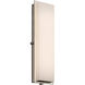 Fusion Wall Sconce Wall Light in Brushed Nickel, Opal Fusion