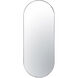 Capsule 60 X 24 inch Chrome Wall Mirror in Painted Chrome