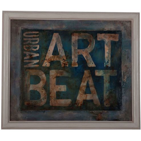 Urban Beat Multicolor Framed Wall Art