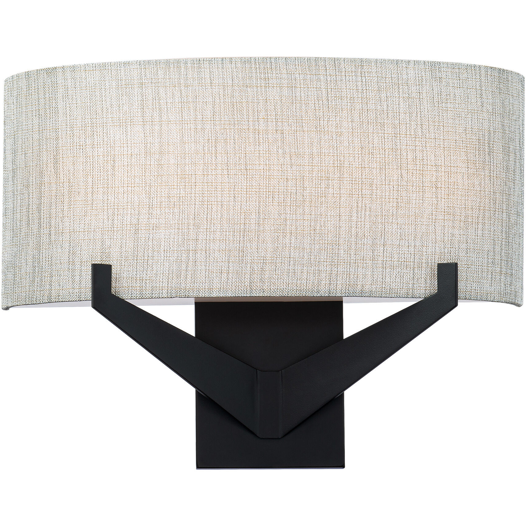 Fitzgerald Wall Sconce Wall Light in 3000K, Black, dweLED