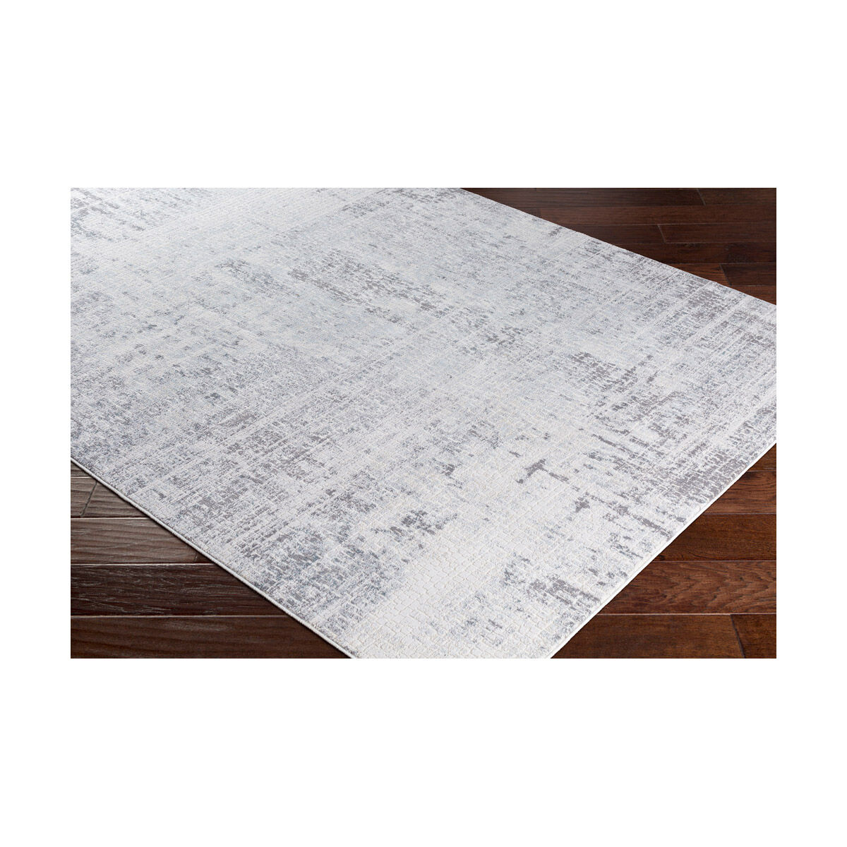 Genesis 35 X 24 inch Silver Gray/White/Pale Blue/Medium Gray/Denim Rugs in 2 x 3, Rectangle