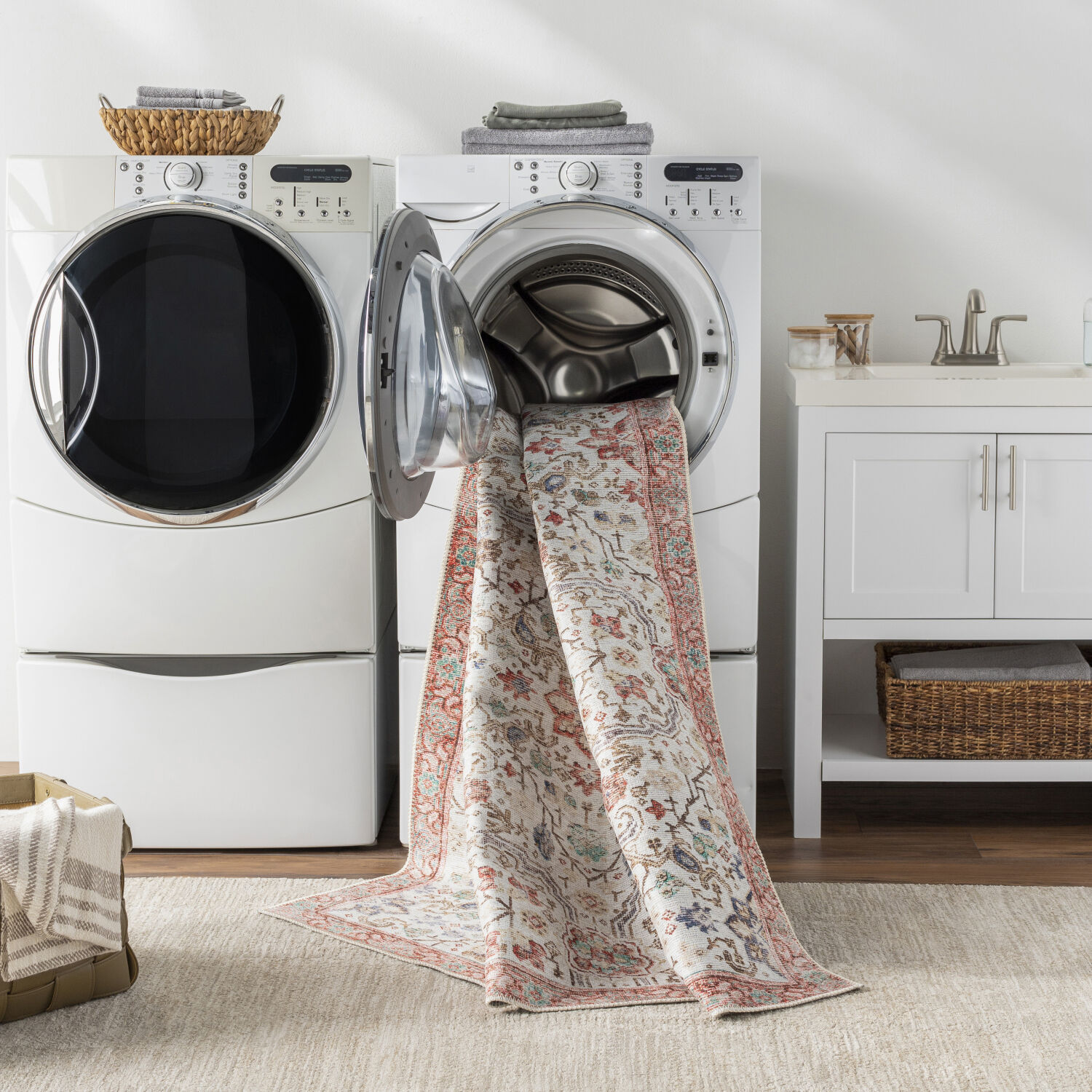 Amelie 122 X 94 inch Light Grey Rug, Rectangle