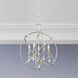 Aria 5 Light 22 inch Polished Nickel Chandelier Ceiling Light