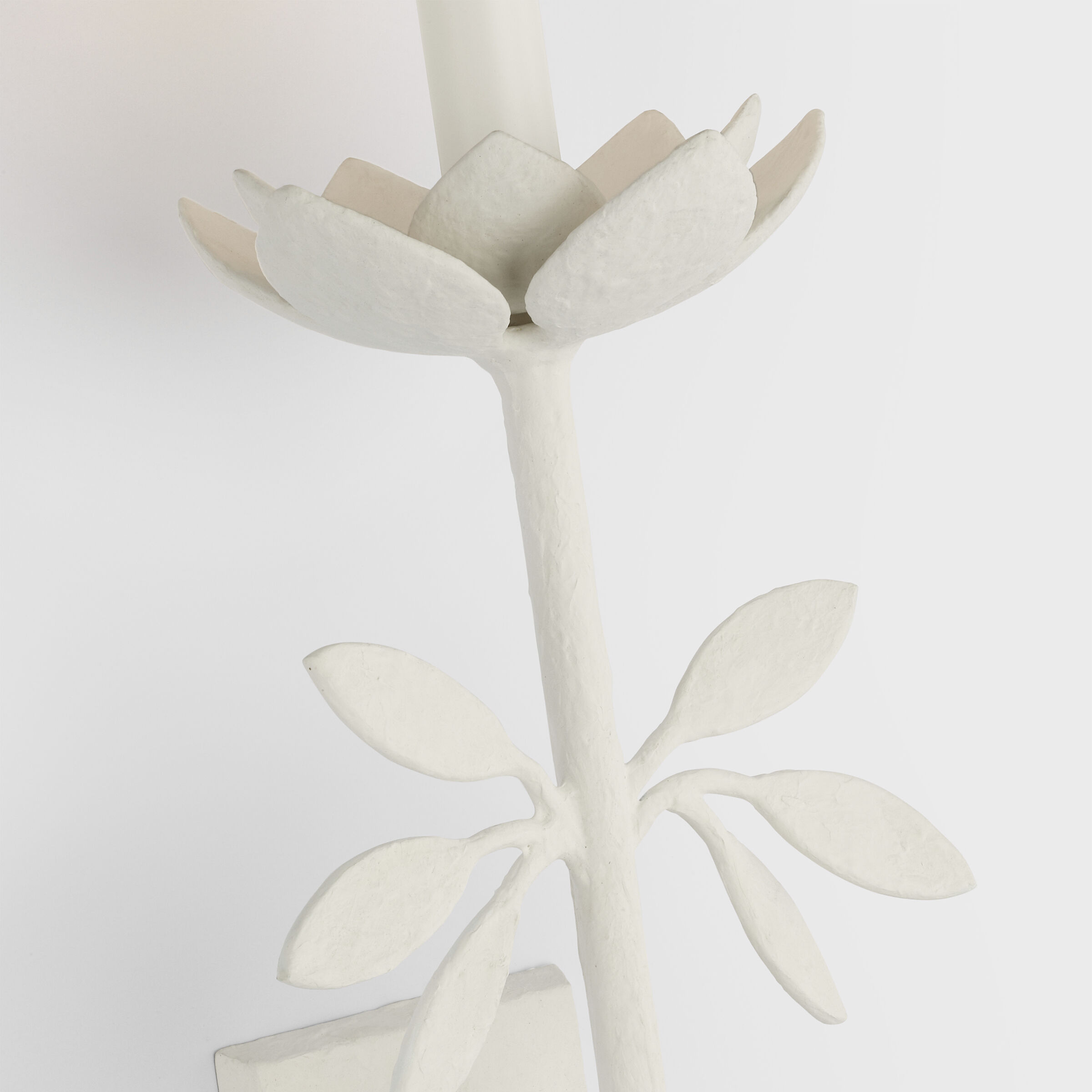 Julie Neill Clementine LED 7.25 inch Plaster White Tail Sconce Wall Light