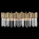 Matrix 2 Light 21 inch Havana Gold Bath Vanity Wall Light