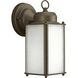 Roman Coach 1 Light 10 inch Antique Bronze Outdoor Wall Lantern, Small