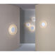 Halftone LED Matte White ADA Interior Wall Light