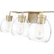 Dawes 3 Light 24 inch Brass Vanity Wall Light