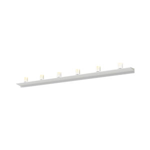 Votives LED 72 inch Satin White Wall Bar Wall Light