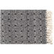 Hamlet 60 X 50 inch Black Throw, Rectangle
