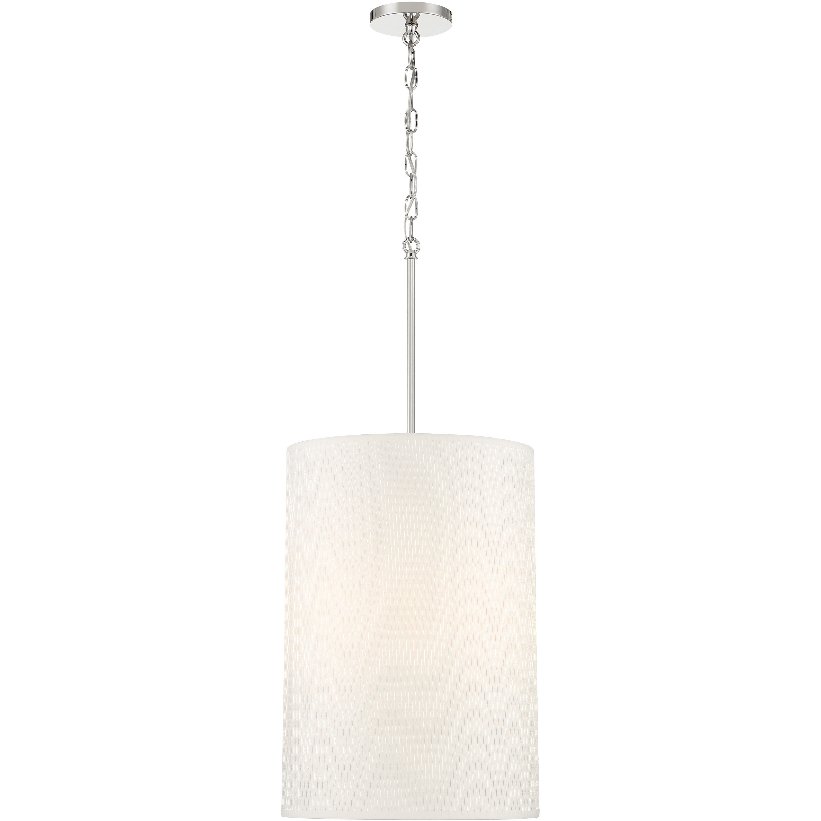 Palmetto 4 Light 14.5 inch Polished Nickel Pendant Ceiling Light
