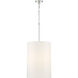 Palmetto 4 Light 14.5 inch Polished Nickel Pendant Ceiling Light