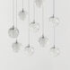 Orb II LED 21.75 inch Polished Chrome Multi-Light Pendant Ceiling Light