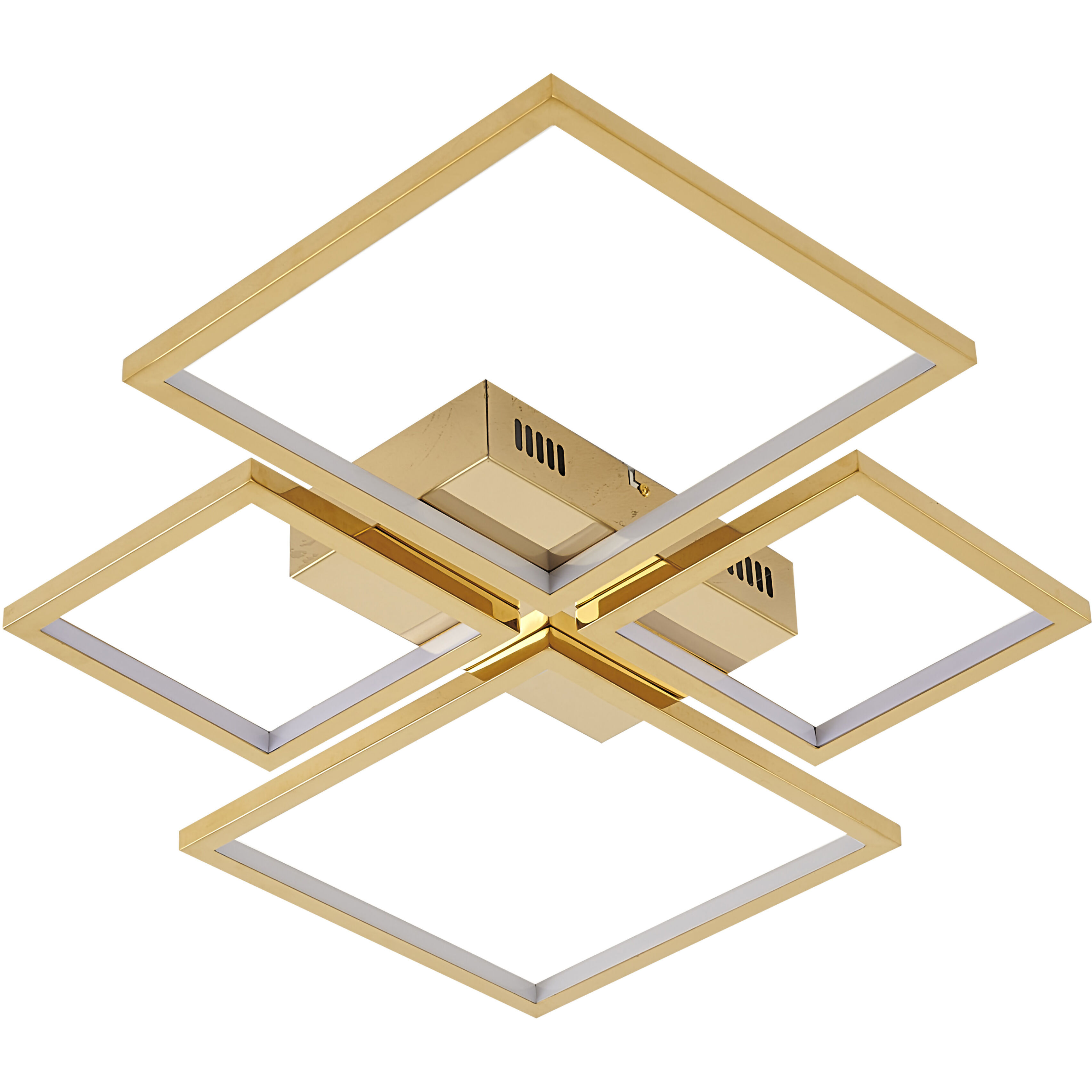 Canada LED 24.4 inch Gold Flush Mount Ceiling Light