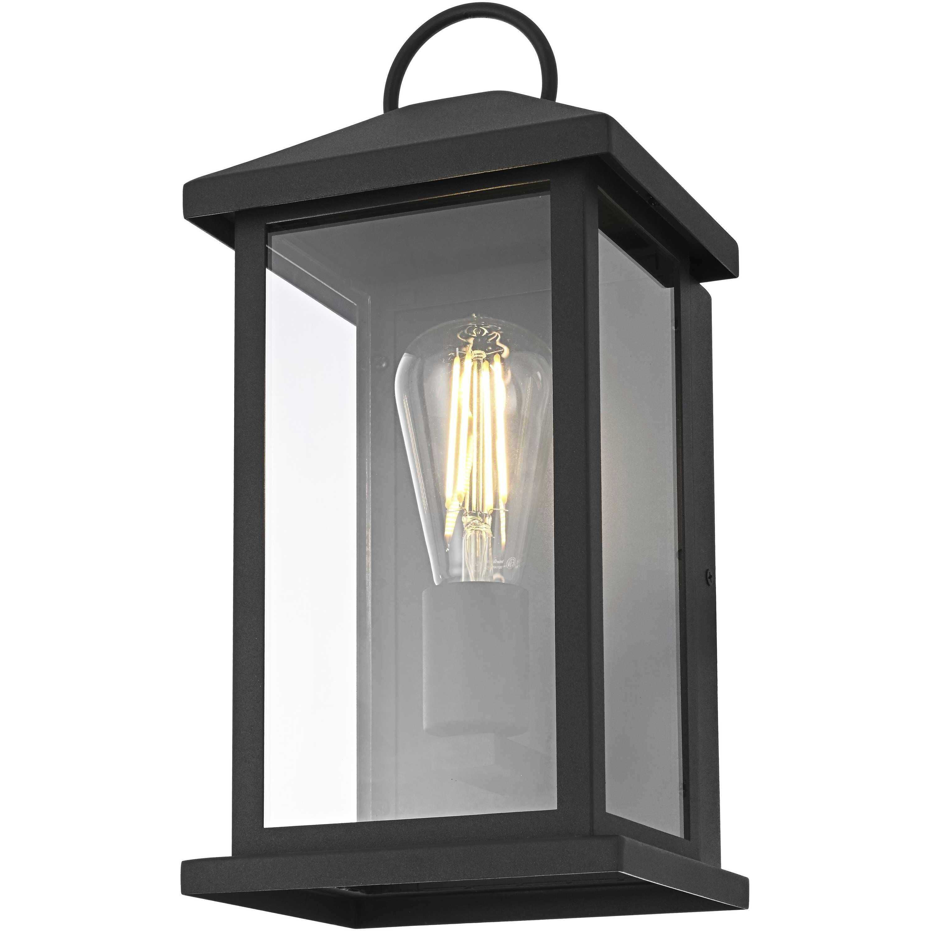 Neil 1 Light 14 inch Black Outdoor Wall Sconce