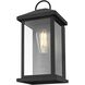 Neil 1 Light 14 inch Black Outdoor Wall Sconce