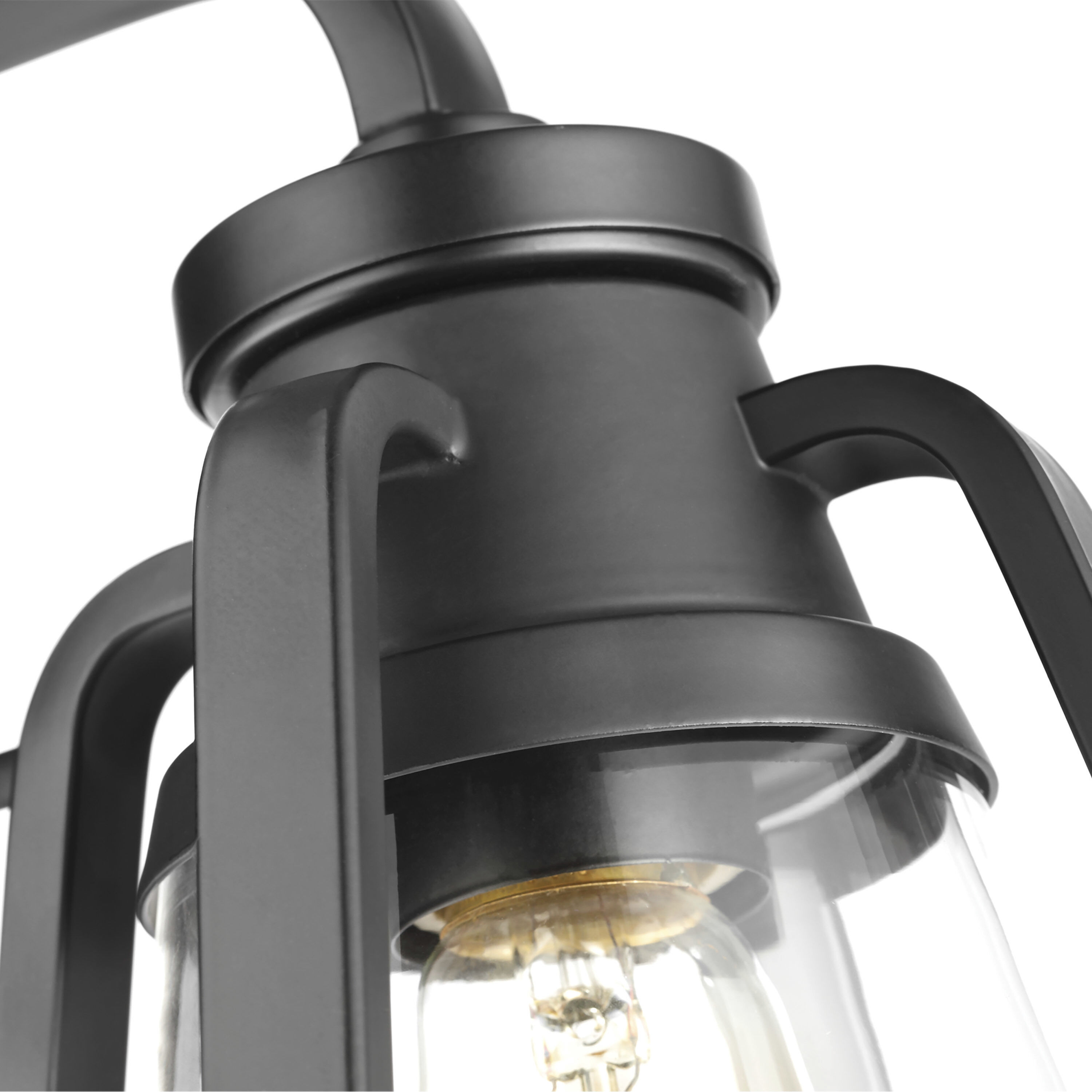 Everett 1 Light 7.13 inch Matte Black Bathroom Vanity Lights Wall Light