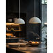 Elias LED 9 inch Matte White Pendant Ceiling Light