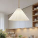 Alora Mood Serena Pendant Ceiling Light in Aged Gold